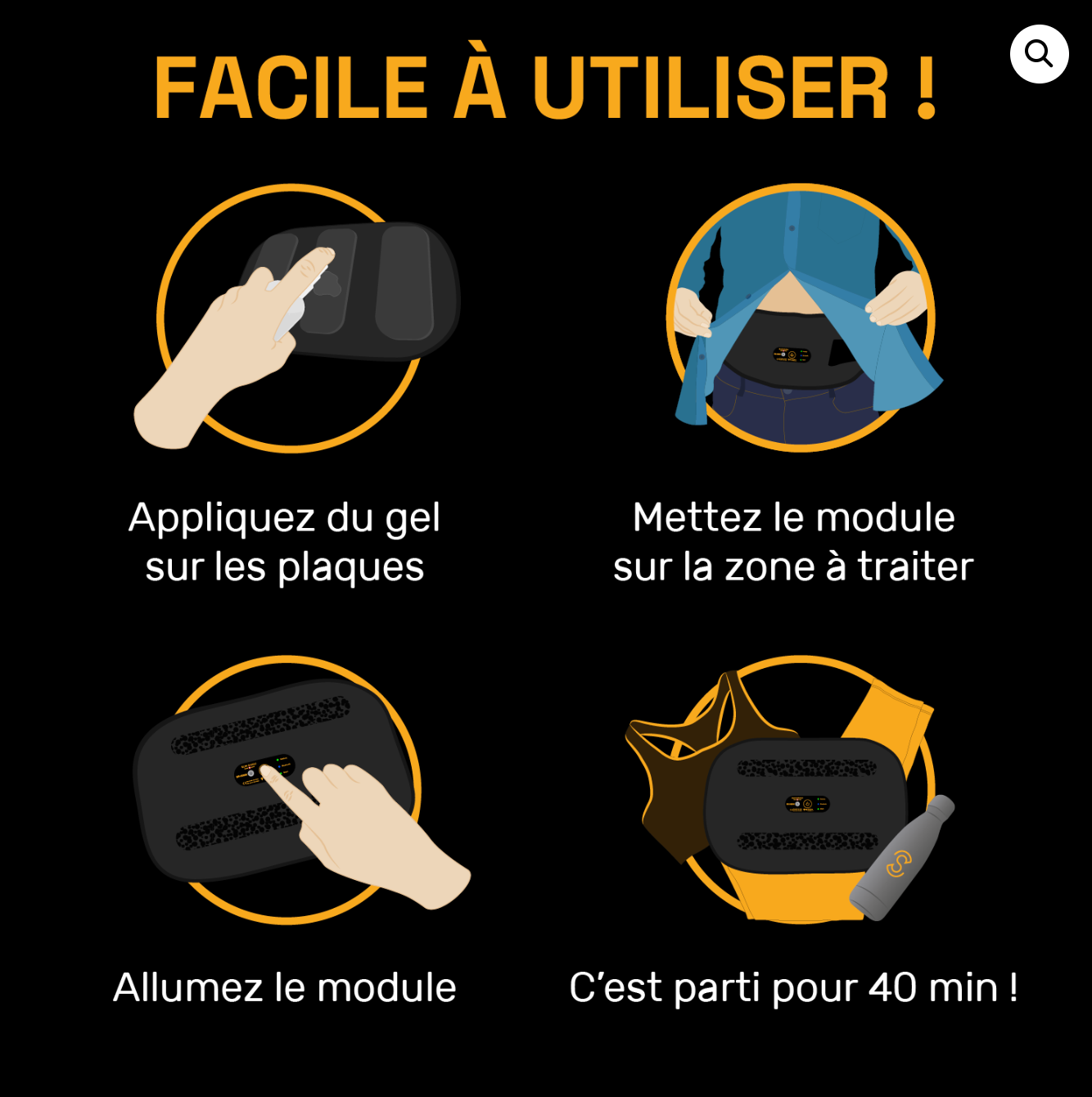 Sonical Mini / -250kcal en 40min / Cuisses & Fesses